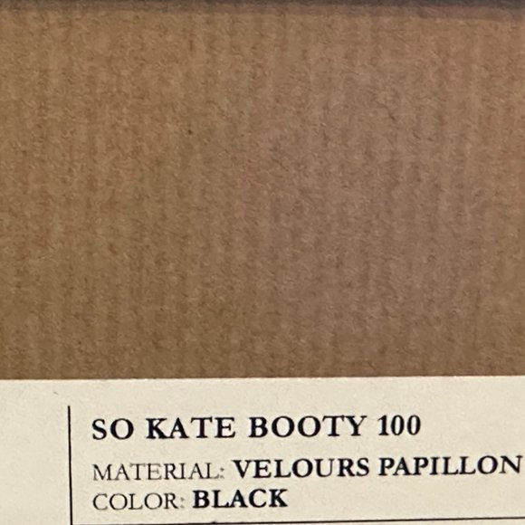 Christian Louboutin SO KATE BOOTY 100 Velours Papillon Ankle Boots Heels - Picture 16 of 16